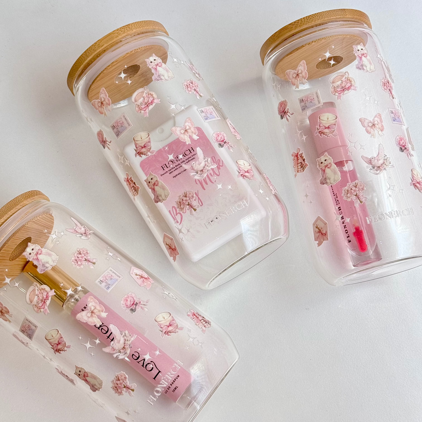 Glass Tumbler Fleur Edition