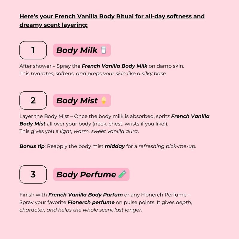 French Vanilla Body Milk 30ml