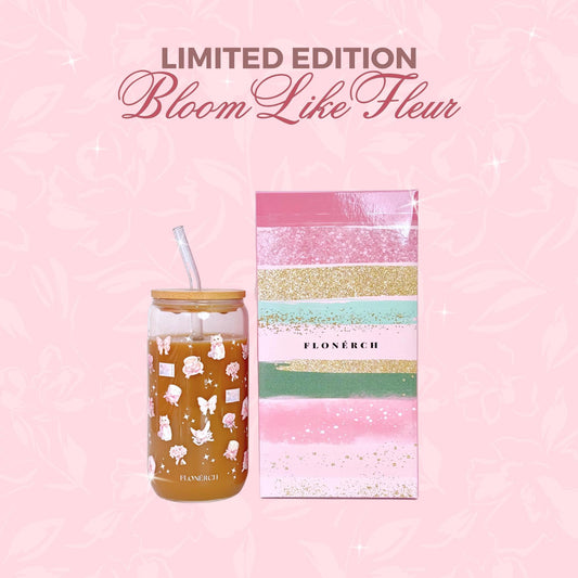 Glass Tumbler Fleur Edition